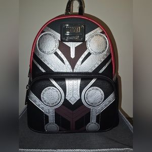 NEW Marvel Loungefly Thor Mini Backpack Love and Thunder Red Black Disney Parks